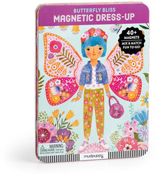 Mudpuppy Magnetyczne postacie Radosne motyle 4+