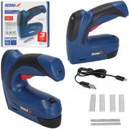 Zszywacz tapicerski Gwoździarka Dedra akumulator 1,5Ah 6-10mm Taker