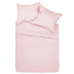 Karo Pościel bawełniana 140x200 różowa 08 jasna jednobarwna