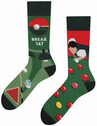 Todo Socks SNOOKER,, Stół Bilardowy, Bile, Kolorowe Skarpetki