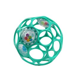 Oball Piłka z grzechotką 10 cm miętowa 0m+