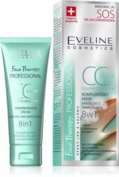 EVELINE Face Therapy Professional Kompleksowy krem CC łagodząco-nawilżający