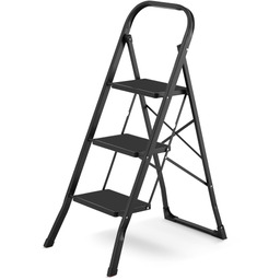 Drabina domowa stalowa składana schodki domowe HIGHER 3