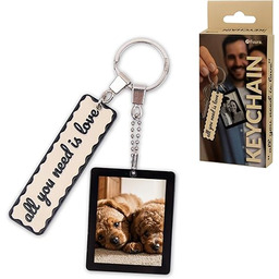 Fisura Oryginalny metalowy brelok z uchwytem na zdjęcia