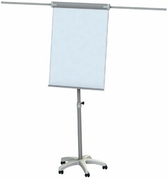Flipchart mobilny suchościeralny magnetyczny IGNIS, 68x105cm z ramionami