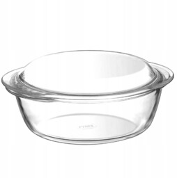Pyrex Szklane naczynie do pieczenia z pokrywkąokrągłe 3