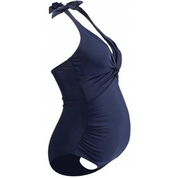 Kostium Kąpielowy Strój Ciążowy Granatowy S