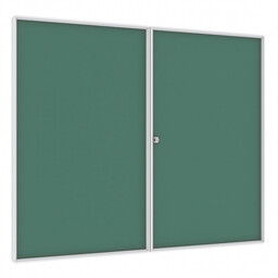 Gablota magnetyczna wewnętrzna, zielona, 1200 x 1500 mm