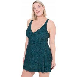 ULLA POPKEN KOSTIUM KĄPIELOWY JEDNOCZĘŚCIOWY PLUS SIZE 50/52