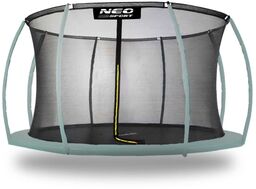 Siatka wewnętrzna do trampoliny 435 cm, 8 słupków,