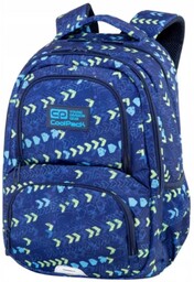 Plecak szkolny dla dzieci, geometryczny, granatowy, CoolPack