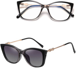 Stylion 2w1 Okulary damskie do komputera + nakładka