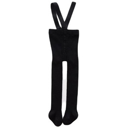 Niemowlęce rajtuzy rajstopy na szelkach Czarne S 0-6mcy