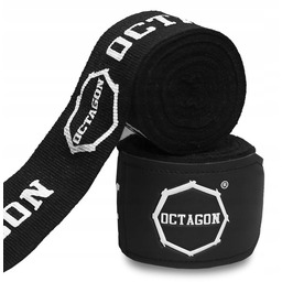Octagon Bandaże Bokserskie Owijki Fightgear Supreme Printed Black