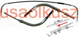 Linka hamulca postojowego ręcznego środkowa Chrysler Voyager Town
