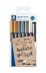 Markery metaliczne 6 kol. Brush 1-6 mm +