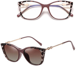 Stylion 2w1 Okulary damskie do komputera + nakładka