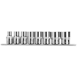 NEO TOOLS 08-651 Zestaw kluczy nasadowych Stal chromowo-wanadowa,