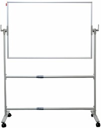 Tablica obrotowo-jezdna TELESCOPIC dwustronna suchościeralna magnetyczna biała, rama