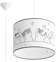 Lumes Lampa wisząca dla dzieci z abażurem