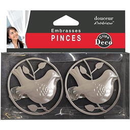 Delikatne wnętrze, 2 uchwyty marszczące (0), 8 cm,