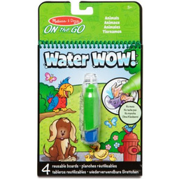 MELISSA&DOUG Kolorowanka z pisakiem wodnym Water Wow Animals