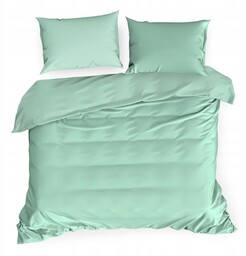 Komplet pościeli poszewek mięta 220x200 Bawełna NOVA3