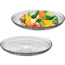 Talerz szklany Qualso 30 cm 2 szt.