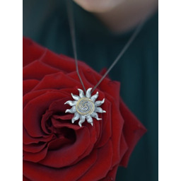 Wisiorek srebrny - Słoneczny talizman