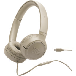 Słuchawki przewodowe JBL Tune 530C USB-C Beżowy