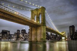 Nowy Jork Brooklyn Bridge - plakat