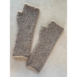 Pakamera Rękawiczki damskie, jesienne mitenki beżowe