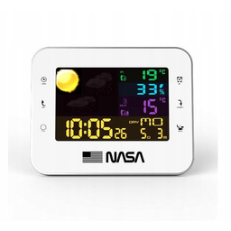 Stacja pogody Nasa WS500 Budzik Kalendarz Zegar