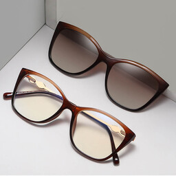 Stylion 2w1 Okulary damskie do komputera + nakładka