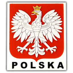 Magnes gumowy - godło Polski
