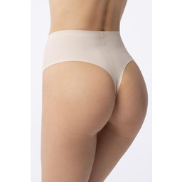 Stringi damskie beżowe z wysokim stanem String Maxi