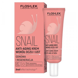 FLOSLEK Snail Krem anti-aging wokół oczu i ust