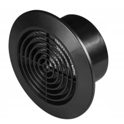 OSŁONA *T65CZ* WENTYLACYJNA fi125 TUOS-Su CZARNY