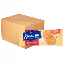 Krakuski Deserowe Herbatniki z cukrem 200 g x