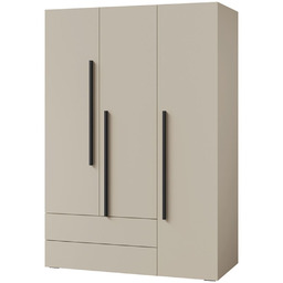 Szafa trzydrzwiowa 135 cm garderoba młodzieżowa z szufladami