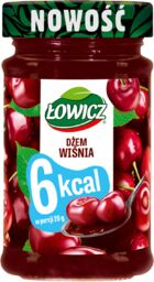 Łowicz Dżem wiśniowy 6 kcal, 200 g