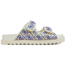Klapki Guess FLJFDZ FAB19 Écru