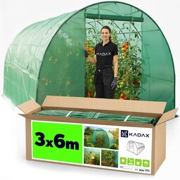Tunel ogrodowy Fleix szklarnia 3x6m zielona 18m2