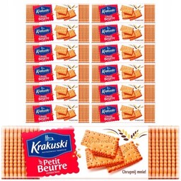 Krakuski Petit Beurre Herbatniki 220 g x 12