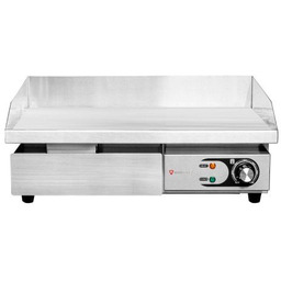 Grill elektryczny z płytą gładką 3 kW Resto