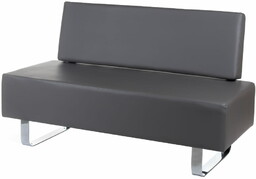 Kanapa do poczekalni Messina BD-6713 szara