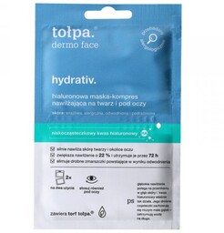 TOŁPA Dermo Face Hydrativ Hialuronowa Maska-kompres na twarz