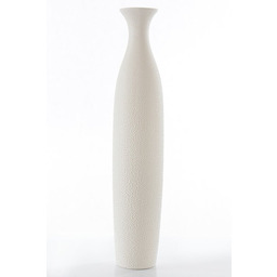 Eurofirany Wazon ceramiczny 13x13x63 Riso 38 kremowy