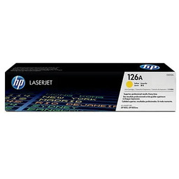 Toner Oryginalny HP 126A (CE312A) (Żółty) otwarte pudelko
