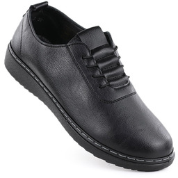 Półbuty damskie komfortowe czarne UNISOFT 5933